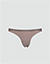 Bikini Slip mit feiner Borte - smoked pearl