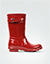 Kurzer Gummistiefel aus wasserdichtem Kautschuk - military red