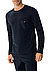 Longsleeve, Baumwolle, navy - midnight