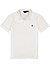 Polo-Shirt, Slim Fit, Baumwoll-Piqué, weiß - white