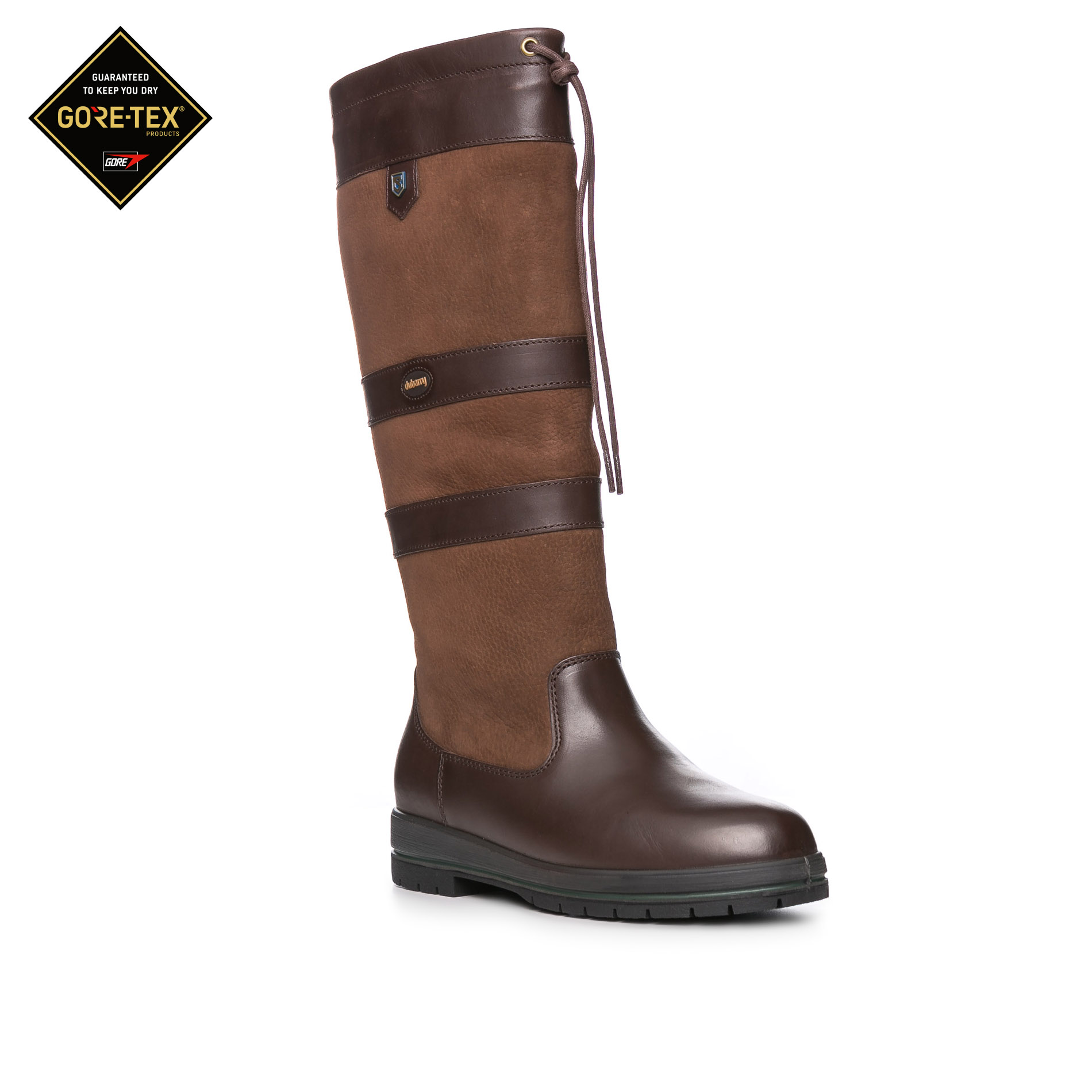 Dubarry Herren Stiefel Braun Glattleder