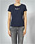T-Shirt mit Logo-Print - navy
