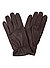 Handschuhe, Hirschleder, dunkelbraun - dunkelbraun