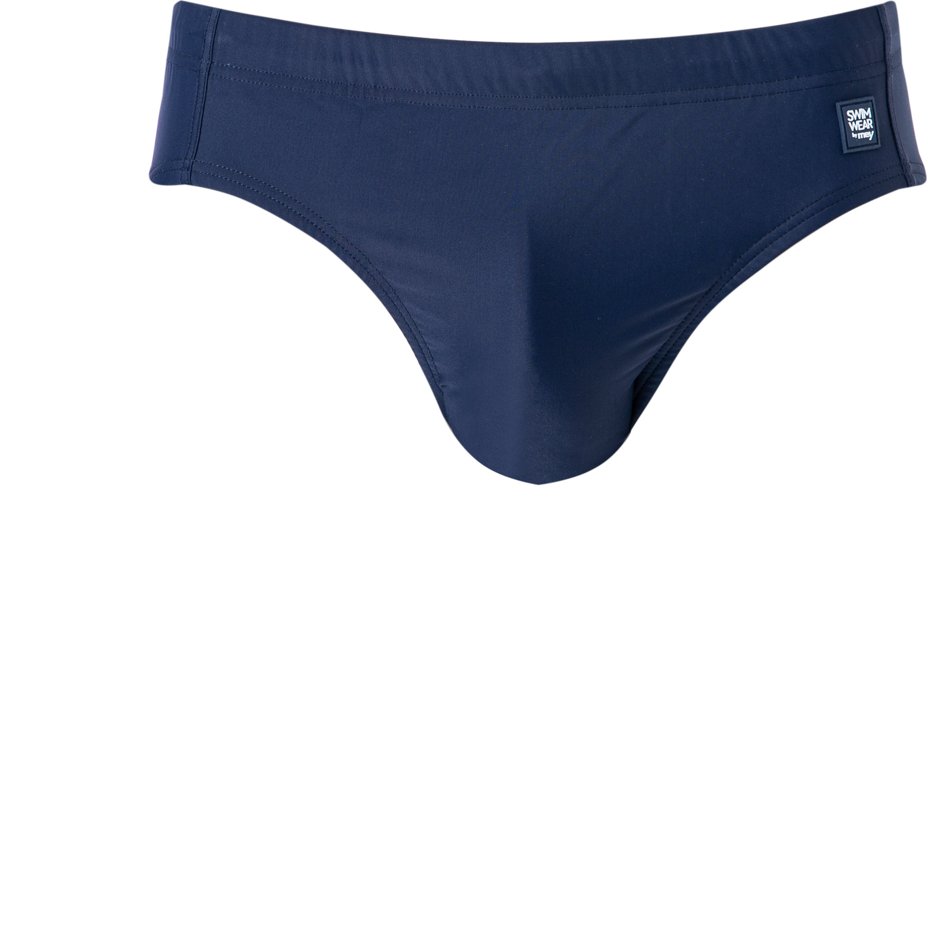 Mey Herren Badehose blau Mikrofaser unifarben