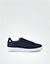 Sneaker aus Canvas mit Lackdetails - carbon blue