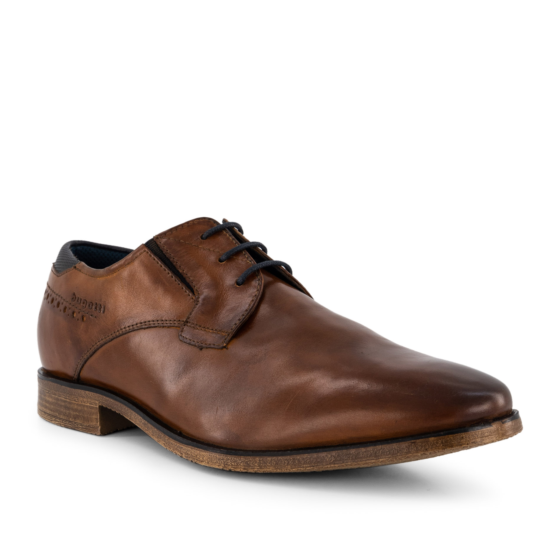 bugatti Herren Derby braun Glattleder