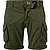 Cargoshorts, Slim Fit, Baumwolle, grün - olive