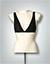 Bustier im cleanen Look - schwarz