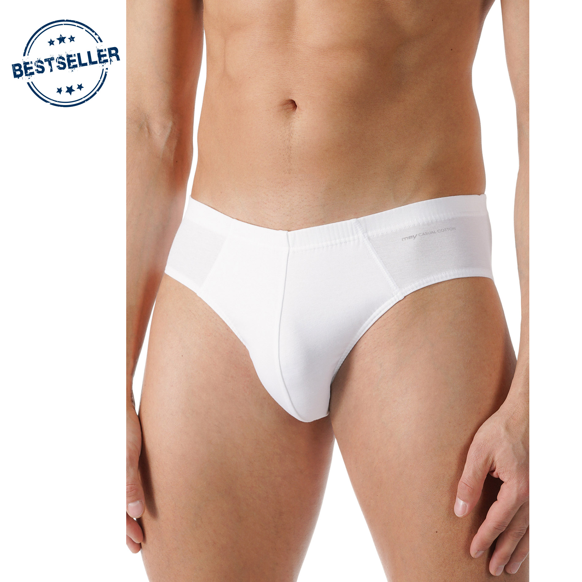 Mey Herren Mini-Slip weiß Pima unifarben