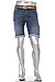 Jeansshorts BikeSpeed, Regular Fit, Baumwoll-Stretch Coolmax®, mittelblau - dunkelblau