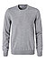 Pullover, Merinowolle, hellgrau meliert - grau
