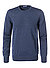 Pullover, Merinowolle, jeansblau meliert - dunkelblau