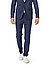 Hose Noah, Extra Slim Fit, Schurwolle, dunkelblau - dunkelblau