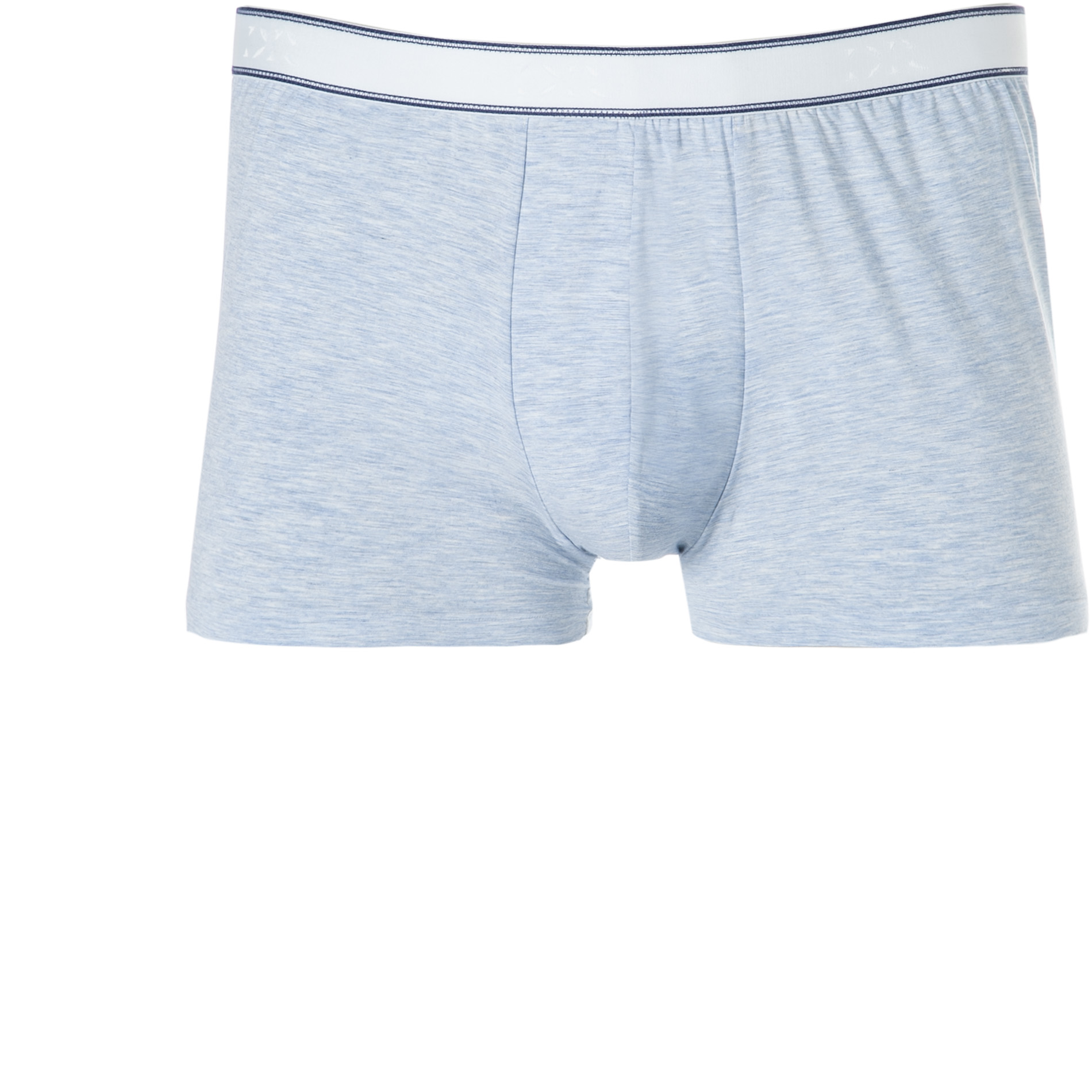 DEREK ROSE Herren Hipster blau Baumwolle meliert