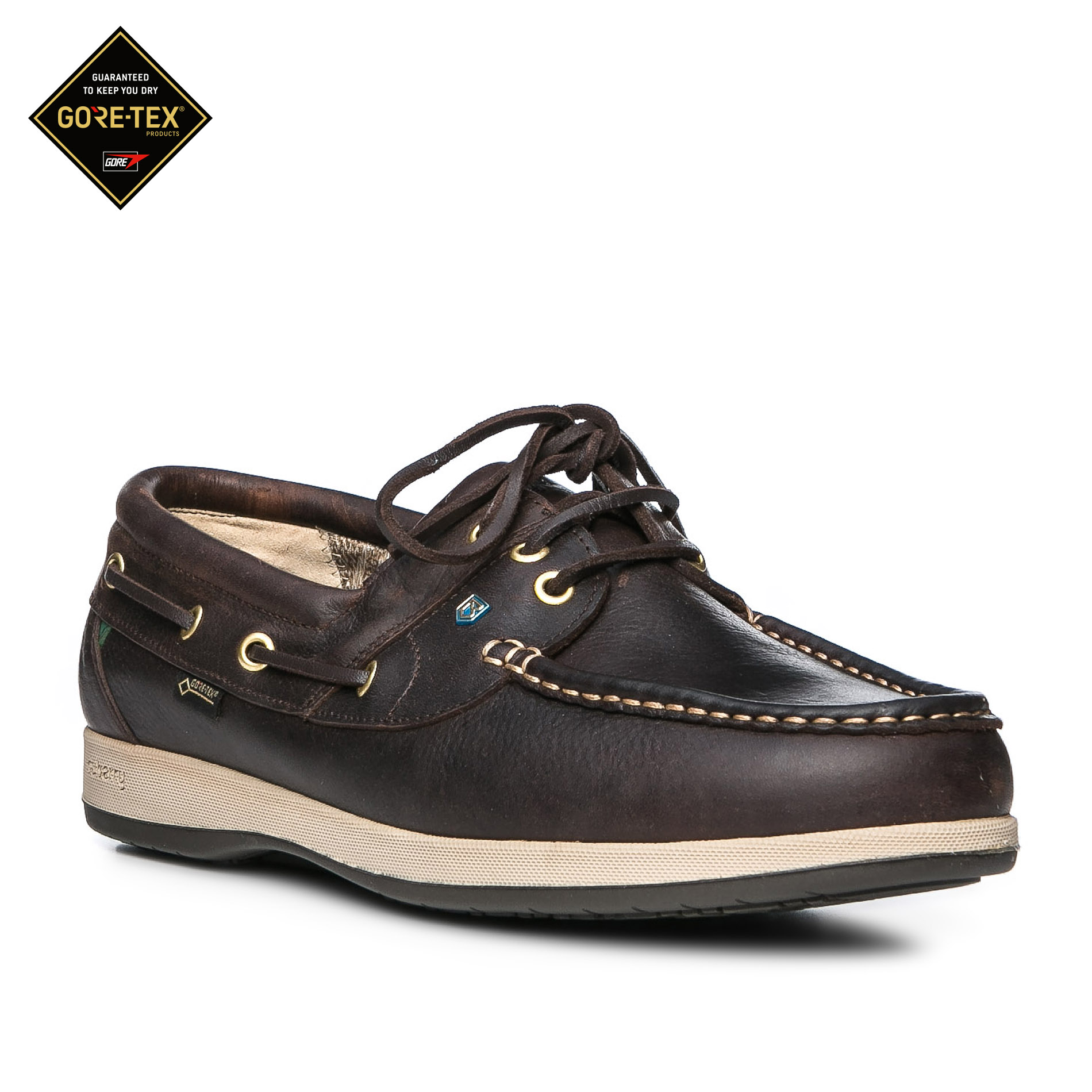 dubarry Herren Bootsschuhe braun Glattleder