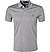 Polo-Shirt, Slim Fit, Baumwoll-Jersey, grau meliert - stahlgrau meliert