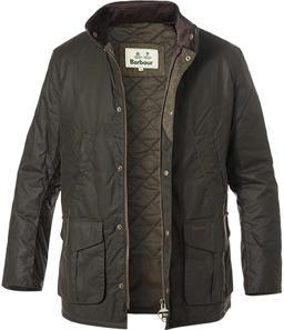Stylingtipps Beschreibungsbild von Barbour Jacke Hereford Wax olive MWX1213OL71