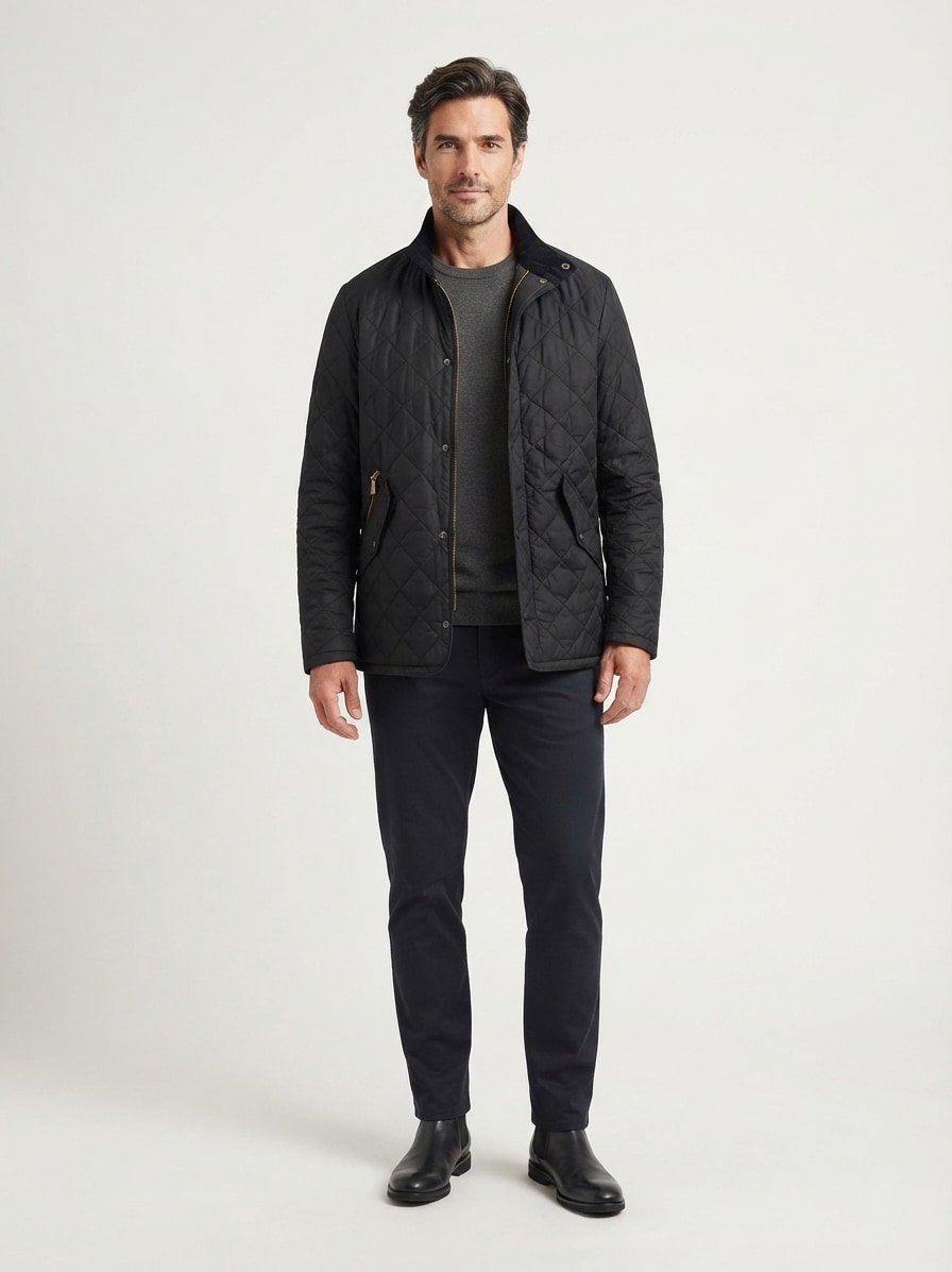 Barbour Jacke Chelsea Sports black MQU0006BK11, Produktbild 2
