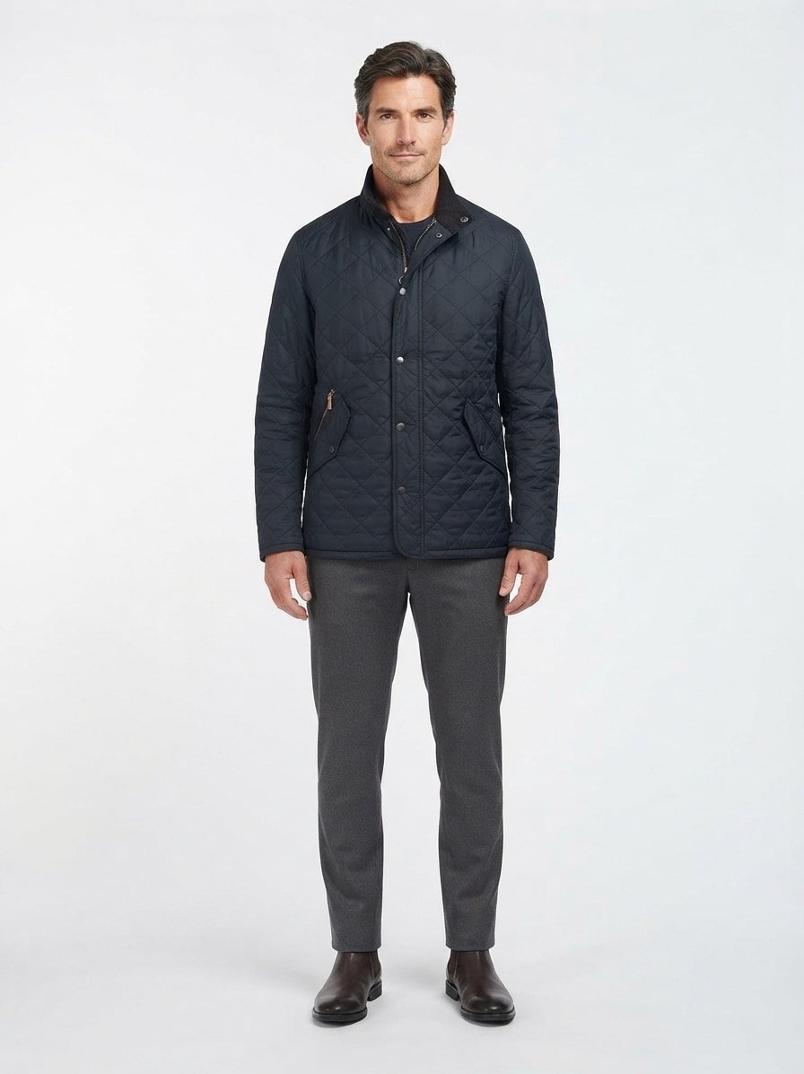 Barbour Jacke Chelsea Sports navy MQU0006NY51, Produktbild 2