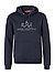 Hoodie, Baumwolle, navy - blau