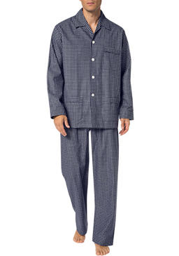 Stylingtipps Beschreibungsbild von DEREK ROSE Pyjama Set 5000/BRAE032NAV