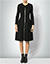 Kleid mit Reißverschluss - schwarz