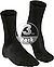 Serie GO2, Golfsocken, Baumwolle, schwarz - schwarz