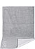 Badematte, 50 x 80 cm, hellgrau - silber-weiß