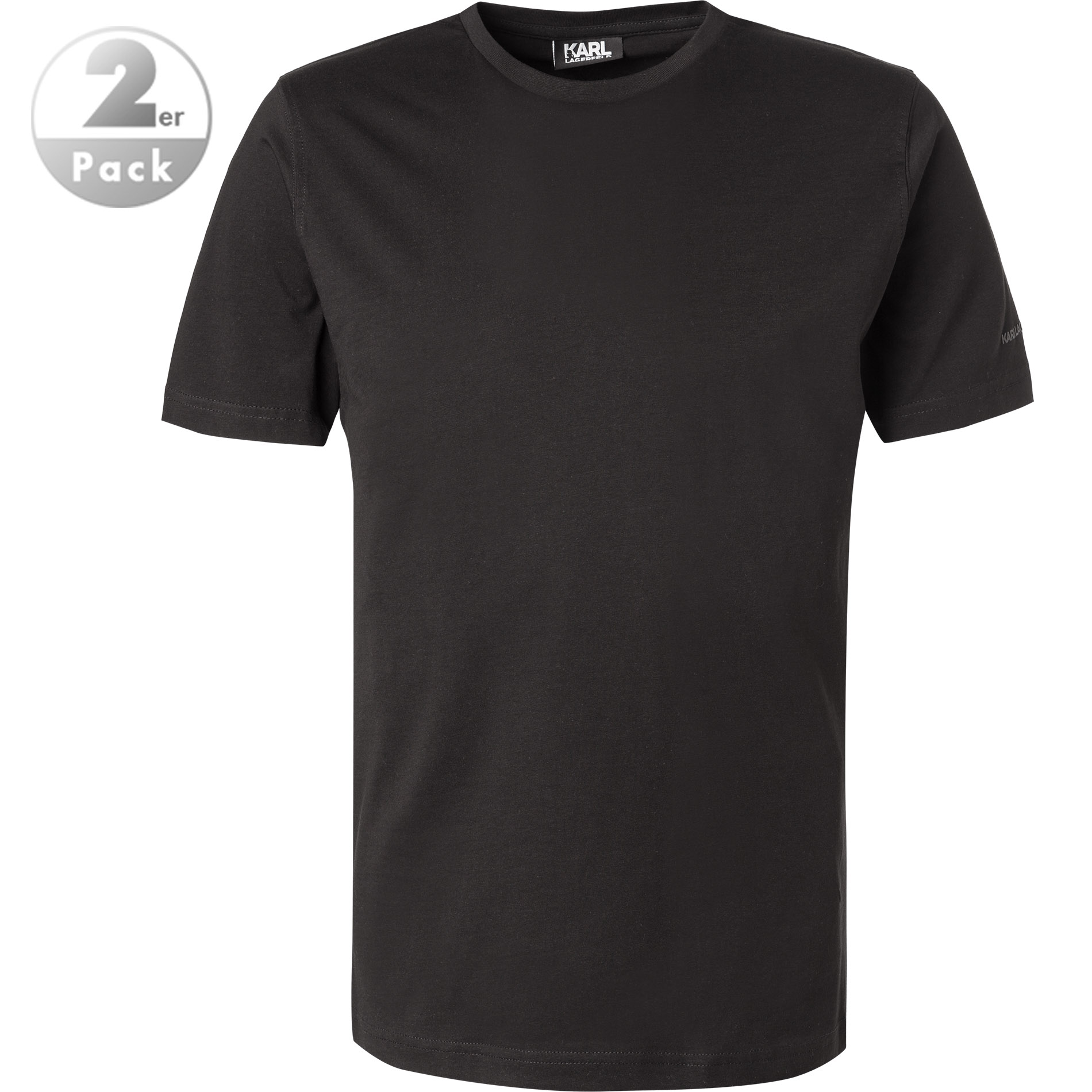 KARL LAGERFELD Herren T-Shirts schwarz Baumwolle