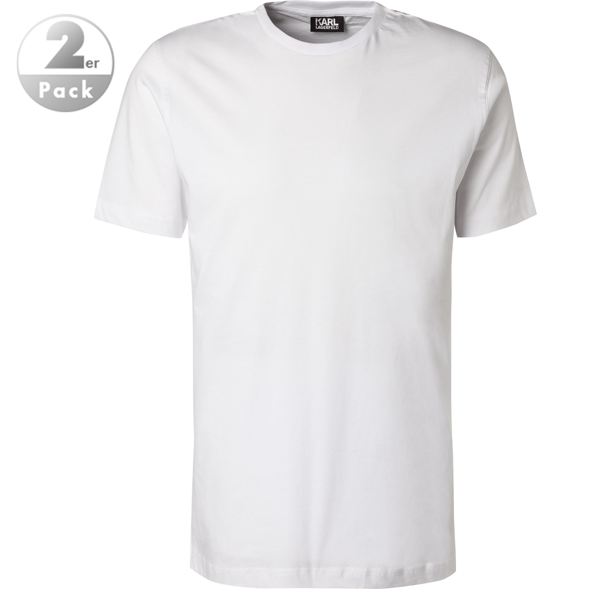 KARL LAGERFELD Herren T-Shirts weiß Baumwolle