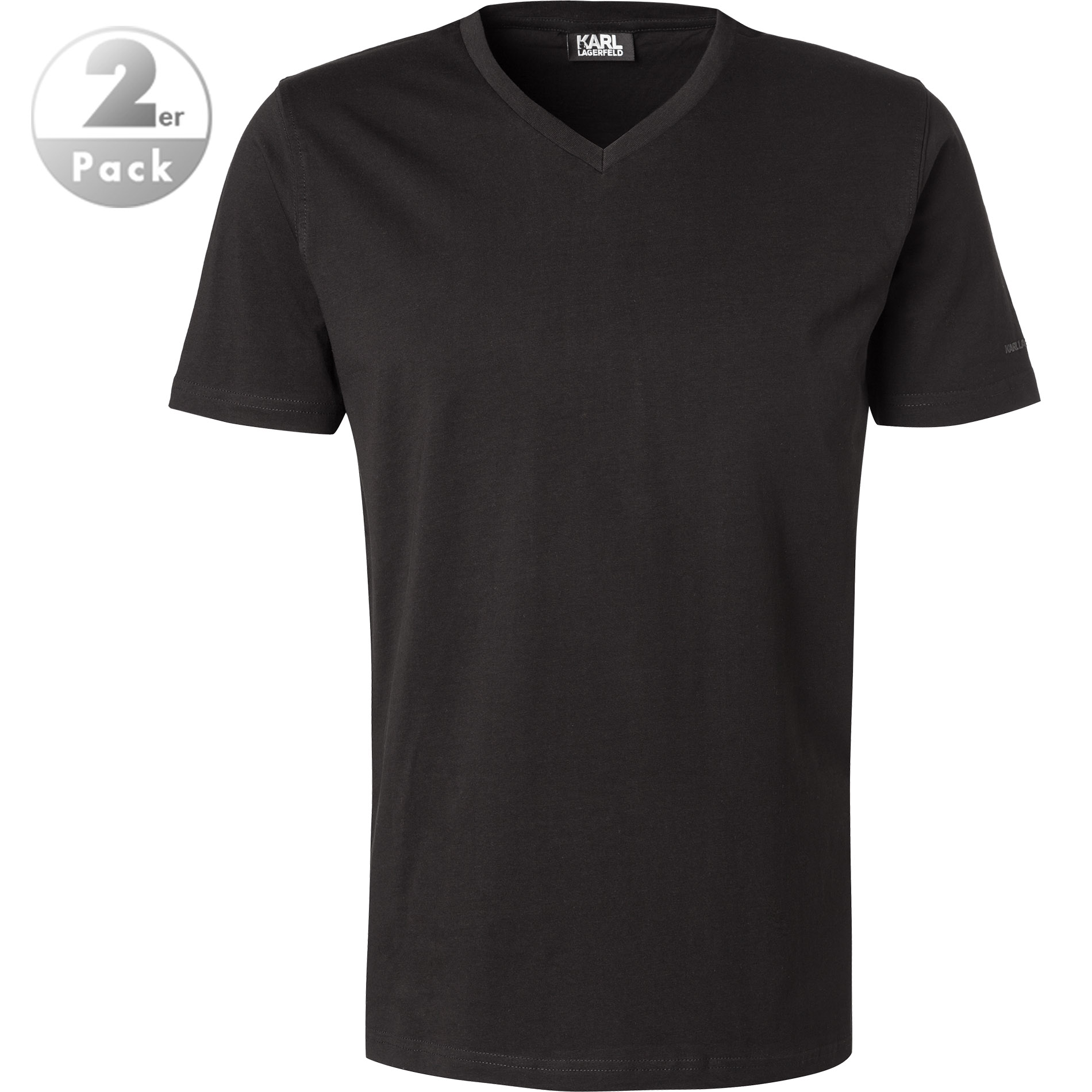KARL LAGERFELD Herren T-Shirts schwarz Baumwolle