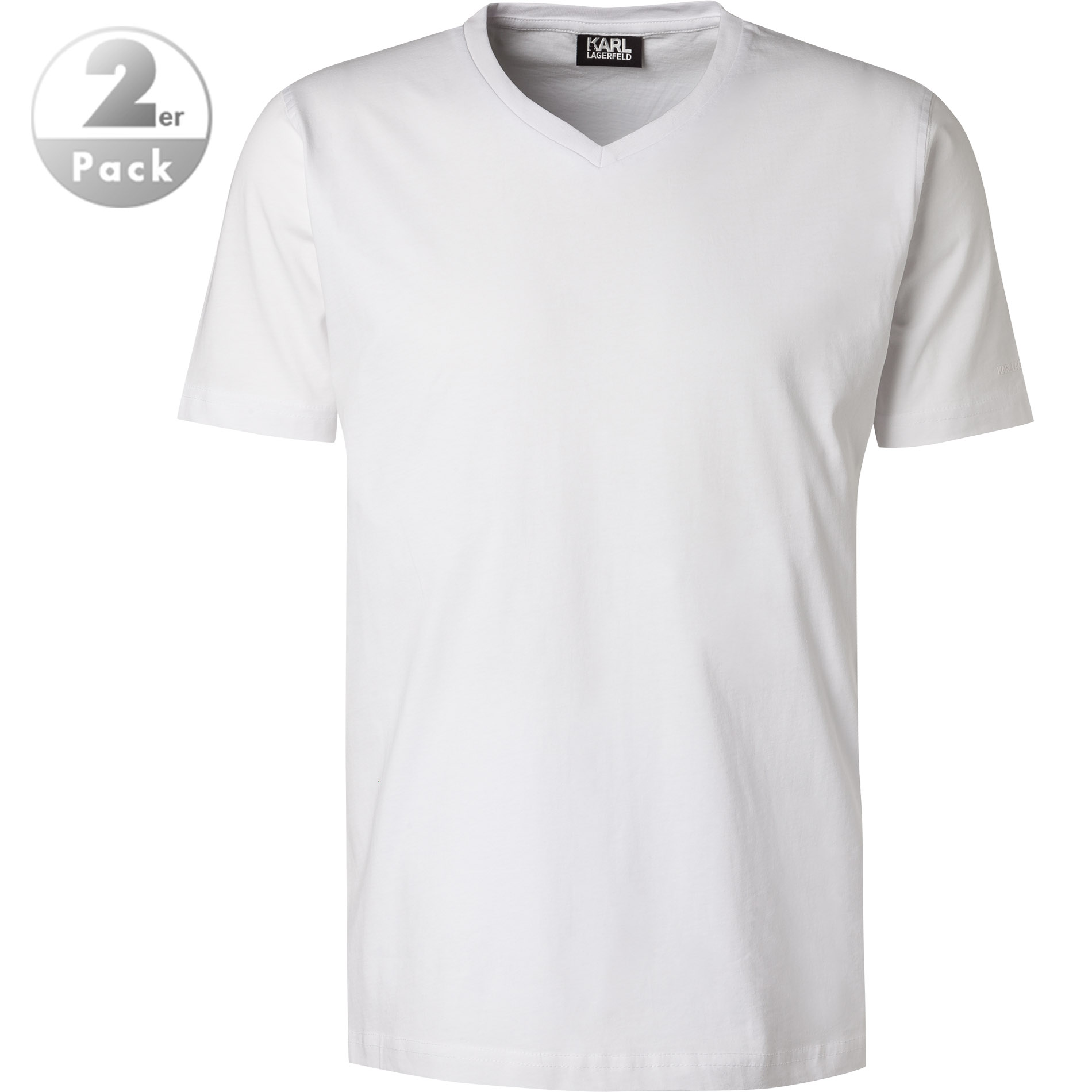KARL LAGERFELD Herren T-Shirts weiß Baumwolle