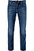 Jeans, Baumwoll-Stretch, blau - blau