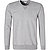 Sweatshirt, Baumwolle, hellgrau - grau