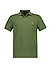 Polo-Shirt, Custom Slim Fit, Baumwoll-Piqué, olivgrün - tannengrün
