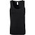 Tanktop, Baumwolle, schwarz - black