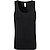 Tanktop, Baumwolle, schwarz - black