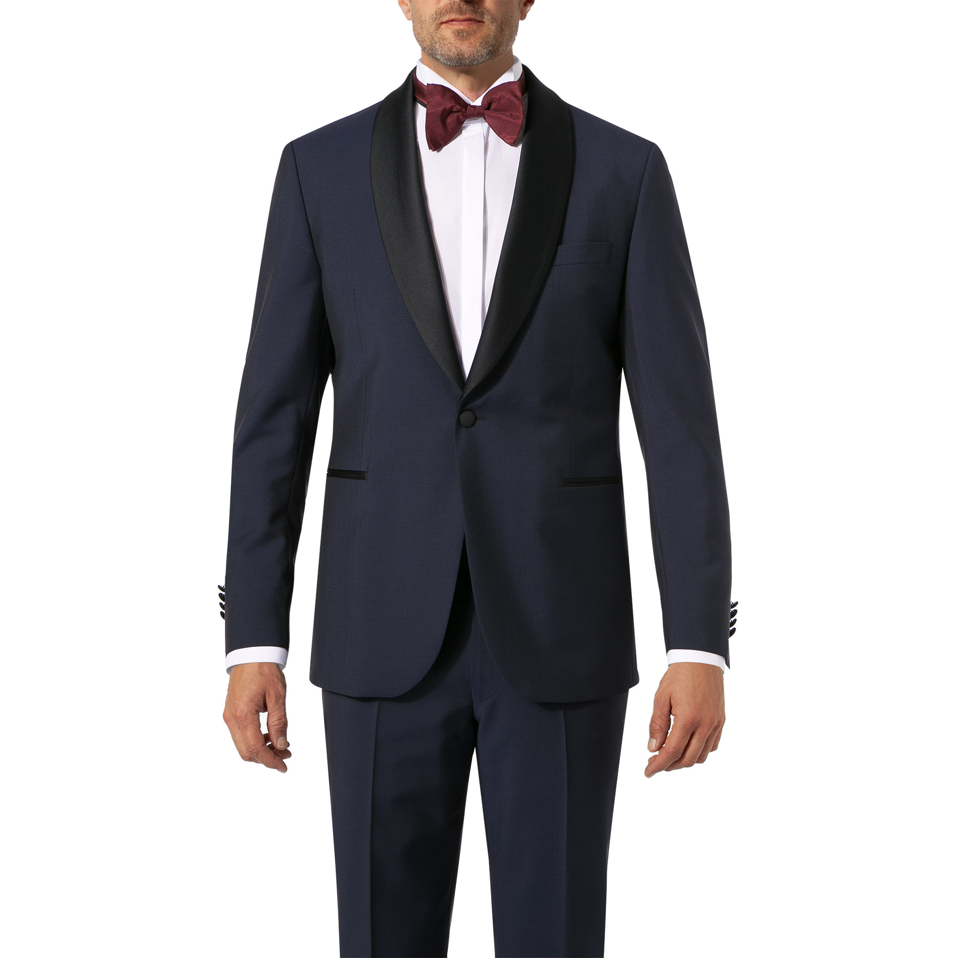 DRESSLER Herren Smokingsakko blau