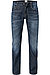Jeans Oregon Tapered, Slim Fit, Baumwoll-Stretch, dunkelblau - dunkelblau