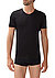 T-Shirt, Sea Island Baumwolle, schwarz - black