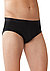 Slip, Sea Island Baumwolle, schwarz - black