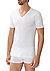 T-Shirt, Baumwoll-Stretch, weiß - white