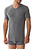 T-Shirt, Modal-Stretch, grau meliert - grey melange