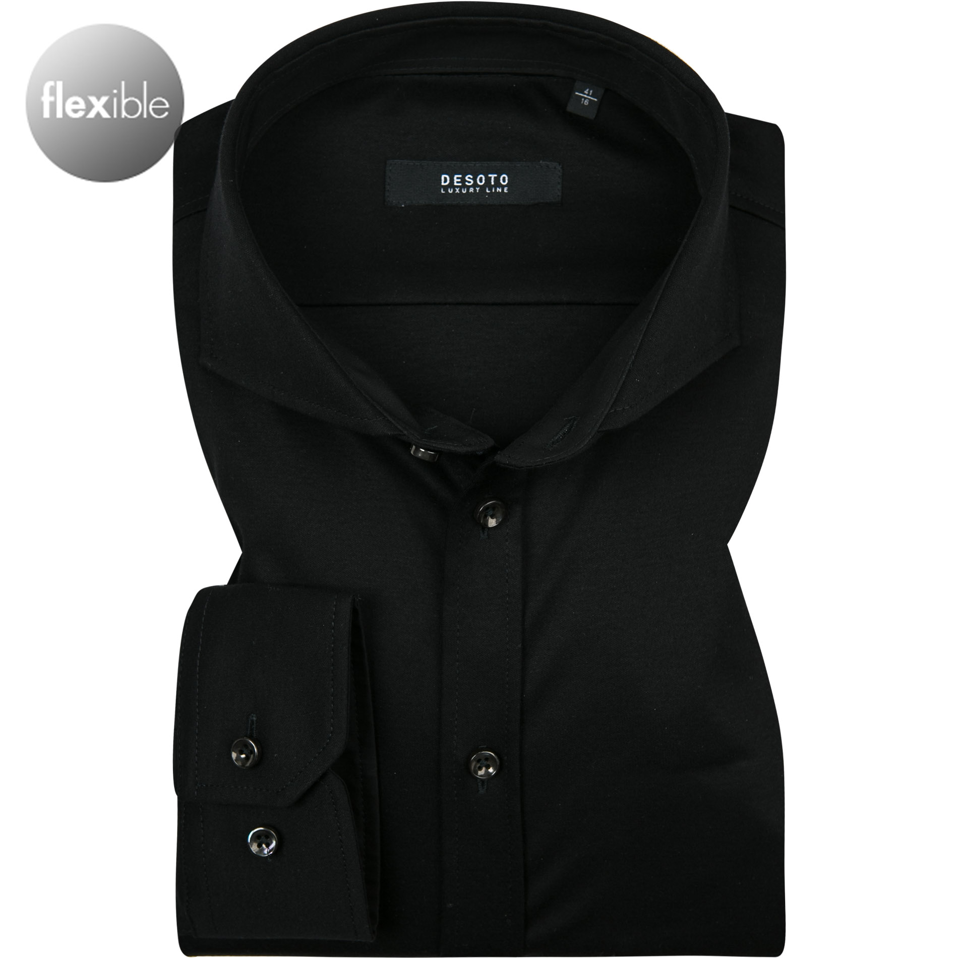 DESOTO Herren Hemd schwarz