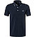 Polo-Shirt, Baumwoll-Jersey, nachtblau - dunkelblau