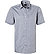 Kurzarmhemd, Modern Fit, Baumwolle, grau - grau