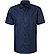 Kurzarmhemd, Modern Fit, Baumwolle, nachtblau - nachtblau