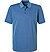 Polo-Shirt, Baumwoll-Jersey, mittelblau gestreift - himmelblau