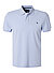 Polo-Shirt, Slim Fit, Baumwoll-Piqué, hellblau - hellblau