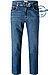 Jeans, Regular Fit, Baumwoll-Stretch, jeansblau - jeansblau
